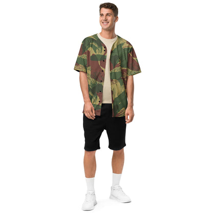 Rhodesian Brushstroke Sunburst CAMO baseball jersey - Baseball Jerseys