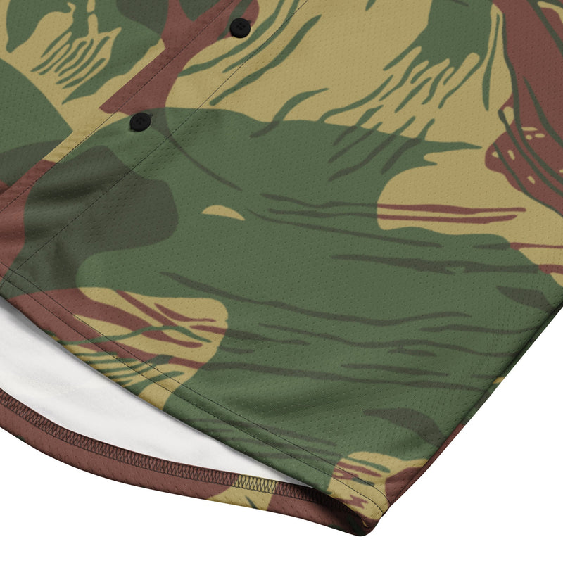 Brushstroke Sunburst Rhodesian CAMO Unisex Baseball Jersey