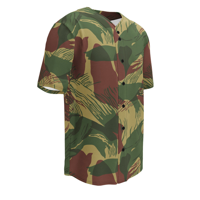 Brushstroke Sunburst Rhodesian CAMO Unisex Baseball Jersey