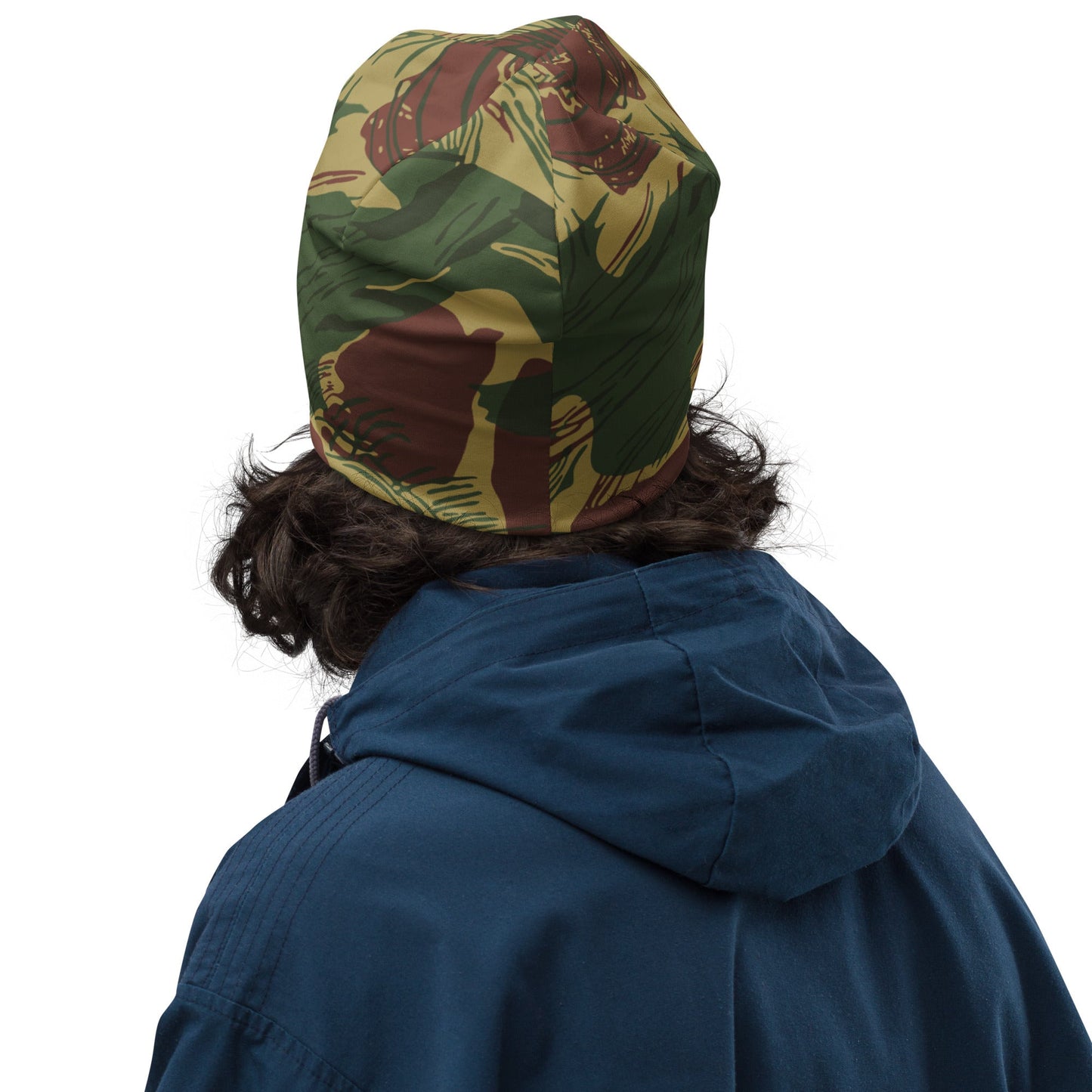 Rhodesian Brushstroke Sunburst CAMO Beanie - Beanies
