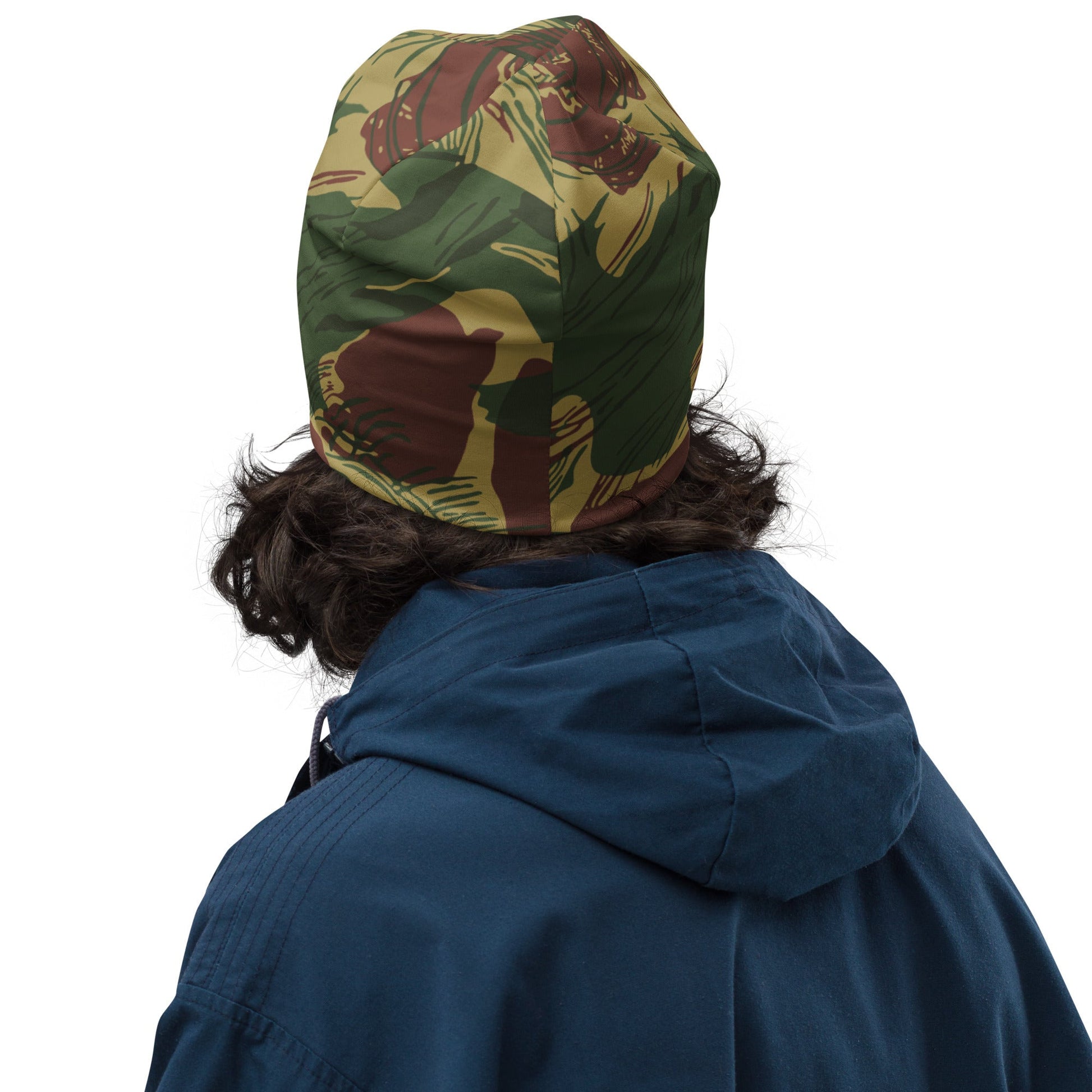 Rhodesian Brushstroke Sunburst CAMO Beanie - Beanies