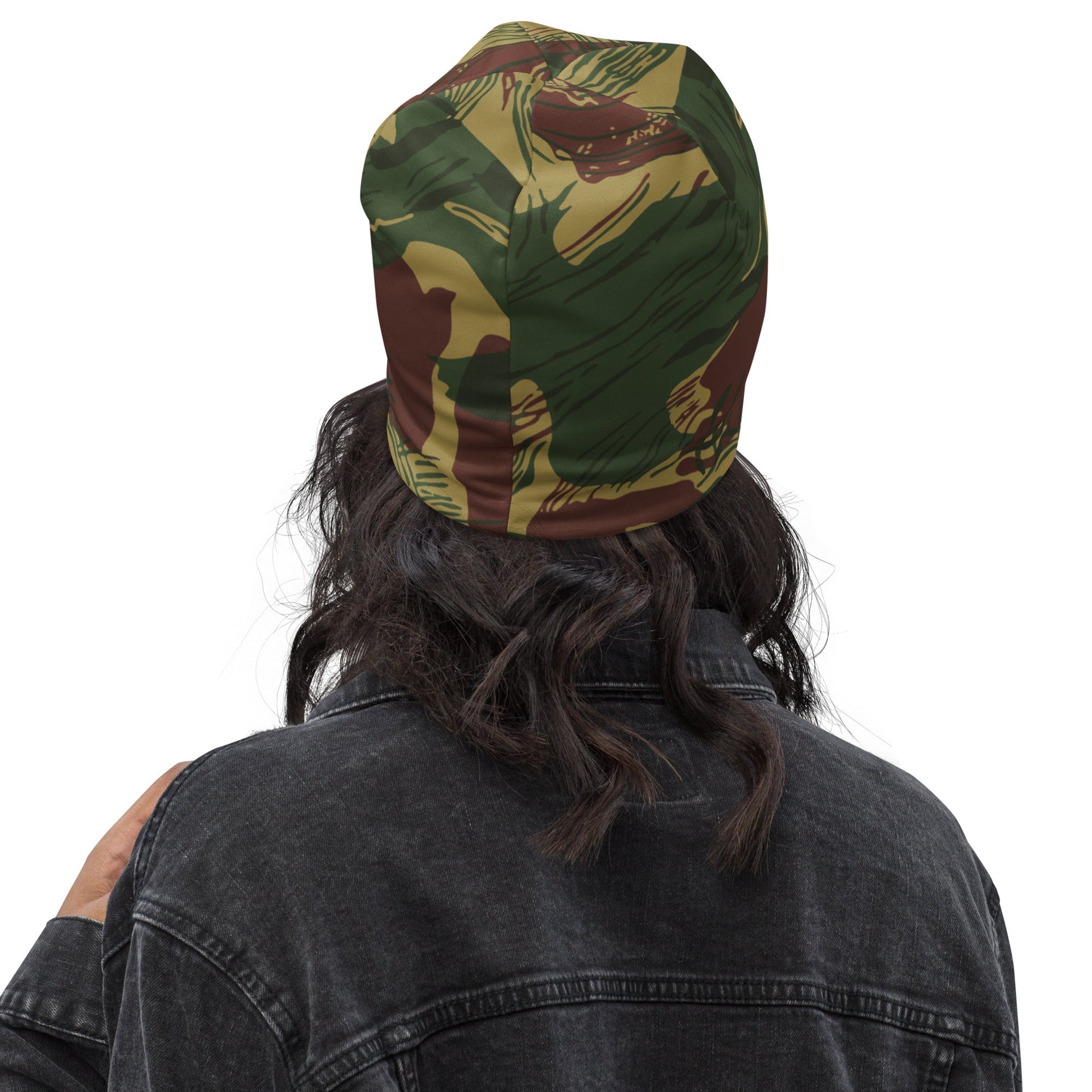Rhodesian Brushstroke Sunburst CAMO Beanie - Beanies