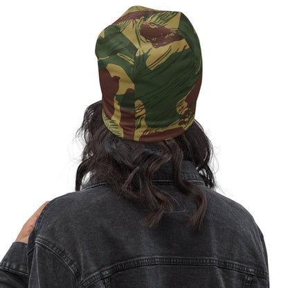 Rhodesian Brushstroke Sunburst CAMO Beanie - Beanies