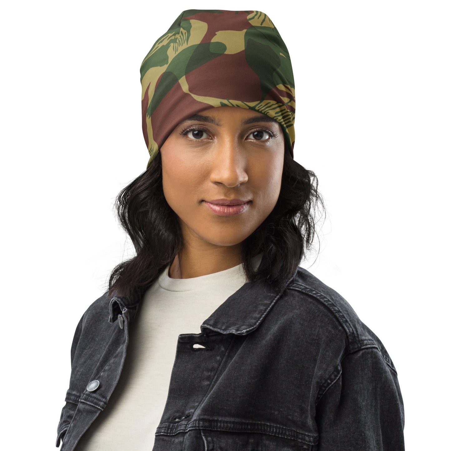 Rhodesian Brushstroke Sunburst CAMO Beanie - Beanies