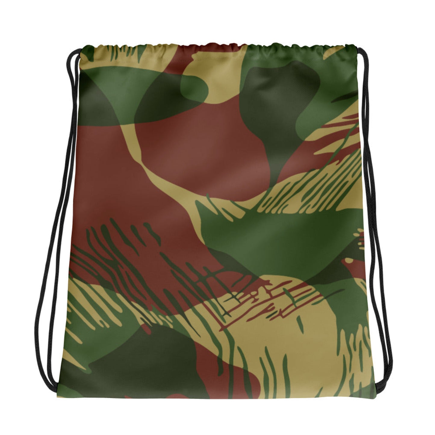 Rhodesian Brushstroke Sunburst CAMO Drawstring Bag - Bags