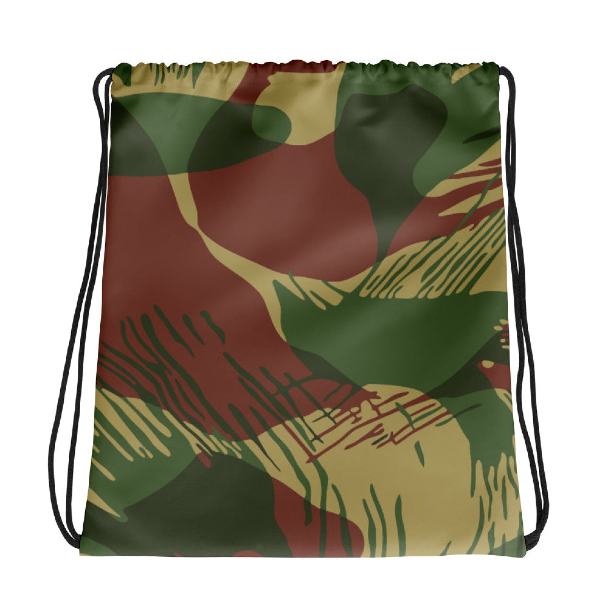 Rhodesian Brushstroke Sunburst CAMO Drawstring Bag - Bags