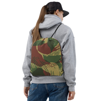 Rhodesian Brushstroke Sunburst CAMO Drawstring Bag - Bags