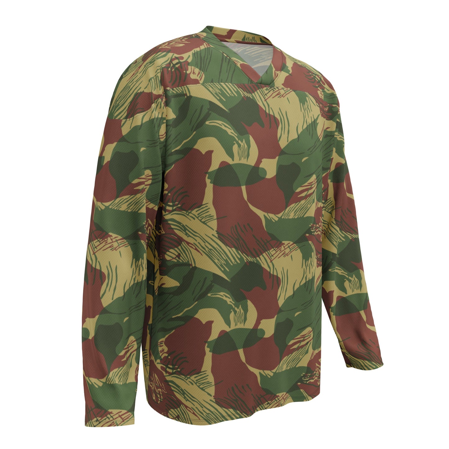 Rhodesian Brushstroke Sunburst CAMO hockey fan jersey - Hockey Jerseys