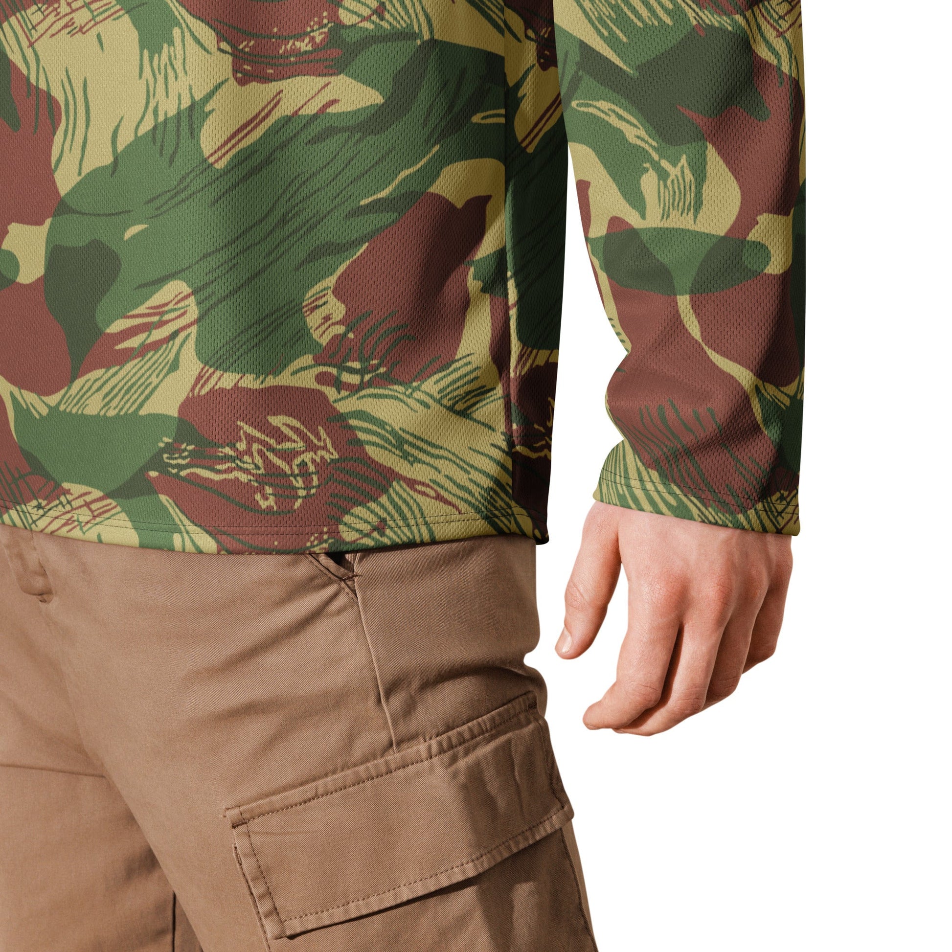 Rhodesian Brushstroke Sunburst CAMO hockey fan jersey - Hockey Jerseys