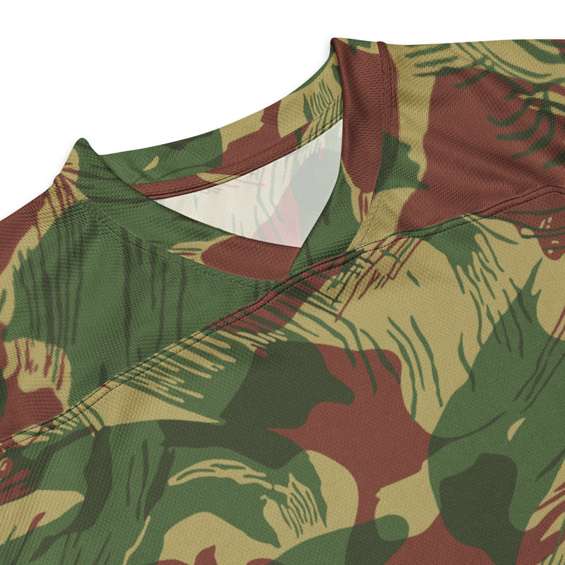 Brushstroke Sunburst Rhodesian CAMO Unisex Hockey Fan Jersey