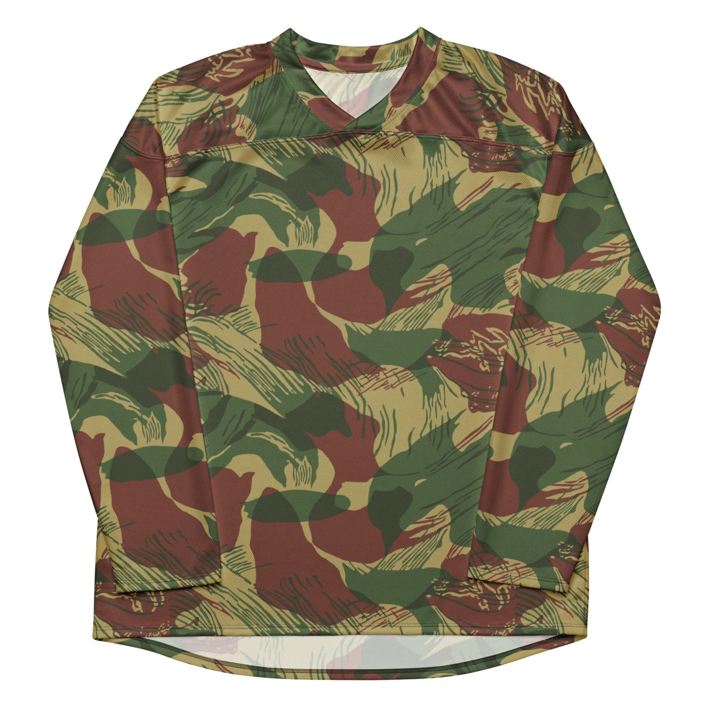 Rhodesian Brushstroke Sunburst CAMO hockey fan jersey - Hockey Jerseys