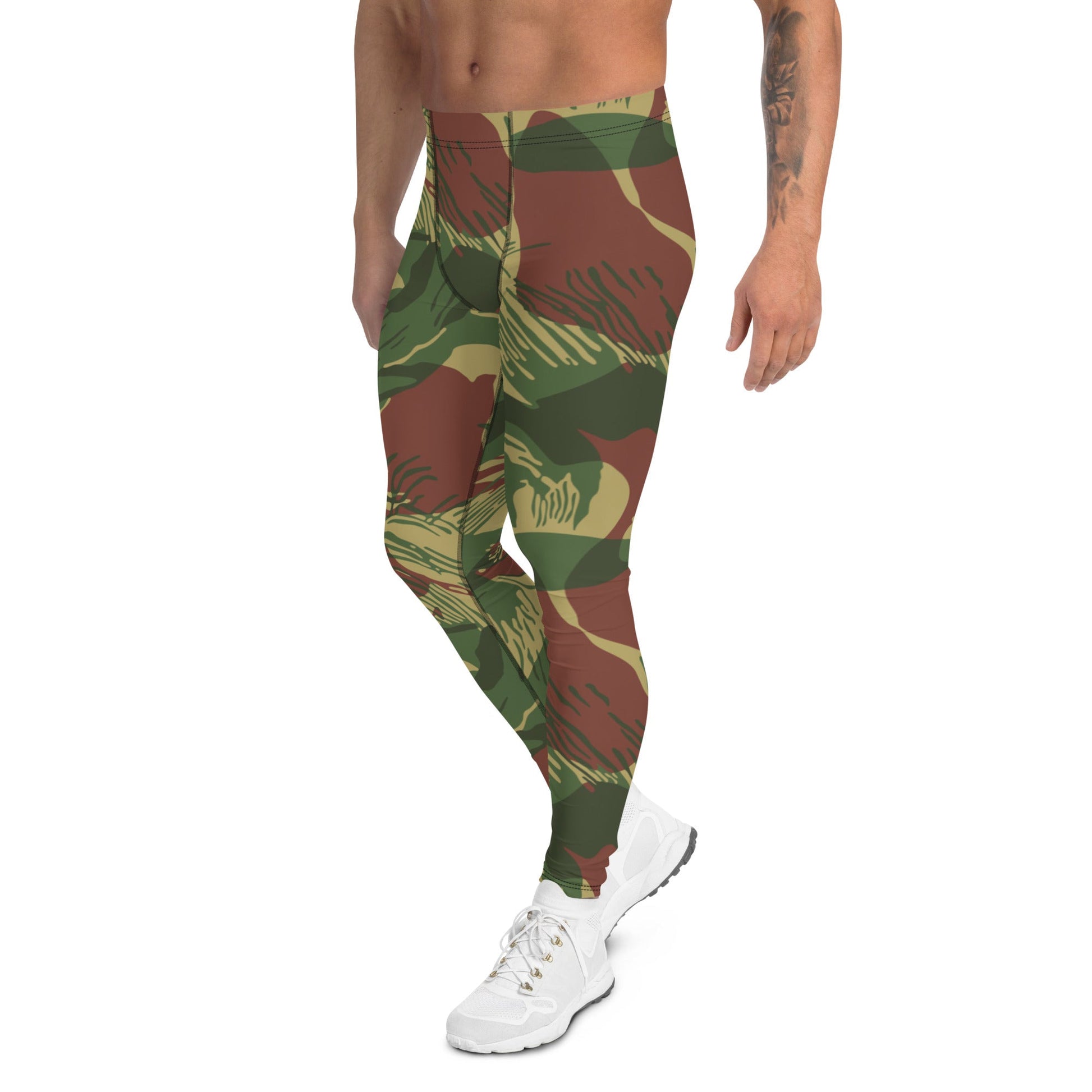 Rhodesian Brushstroke Sunburst CAMO Mens Leggings