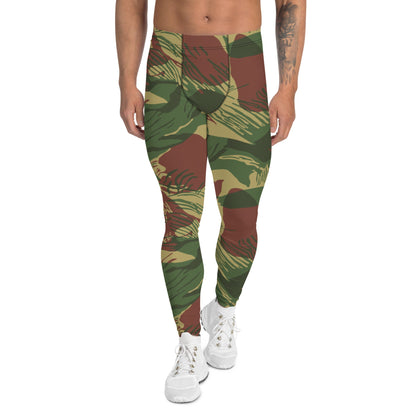 Rhodesian Brushstroke Sunburst CAMO Mens Leggings - XS