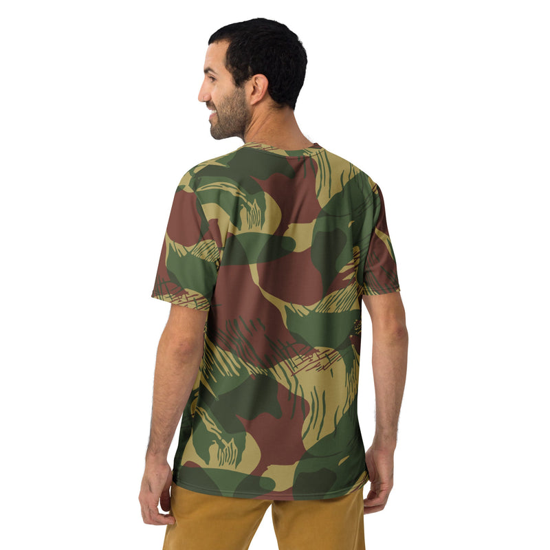 Brushstroke Sunburst Rhodesian CAMO Mens T-Shirt