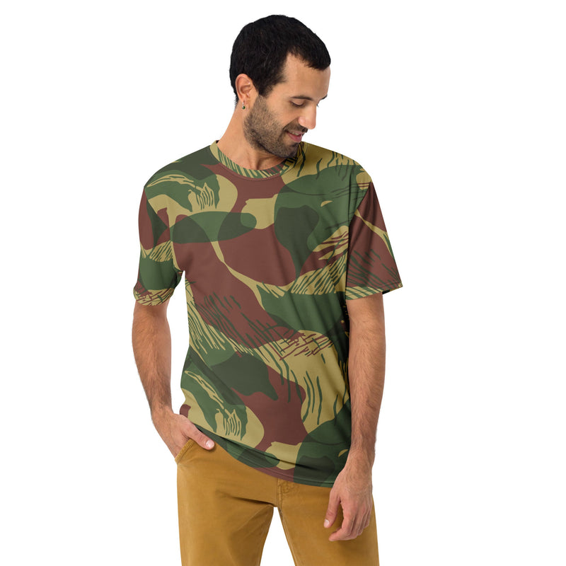 Brushstroke Sunburst Rhodesian CAMO Mens T-Shirt