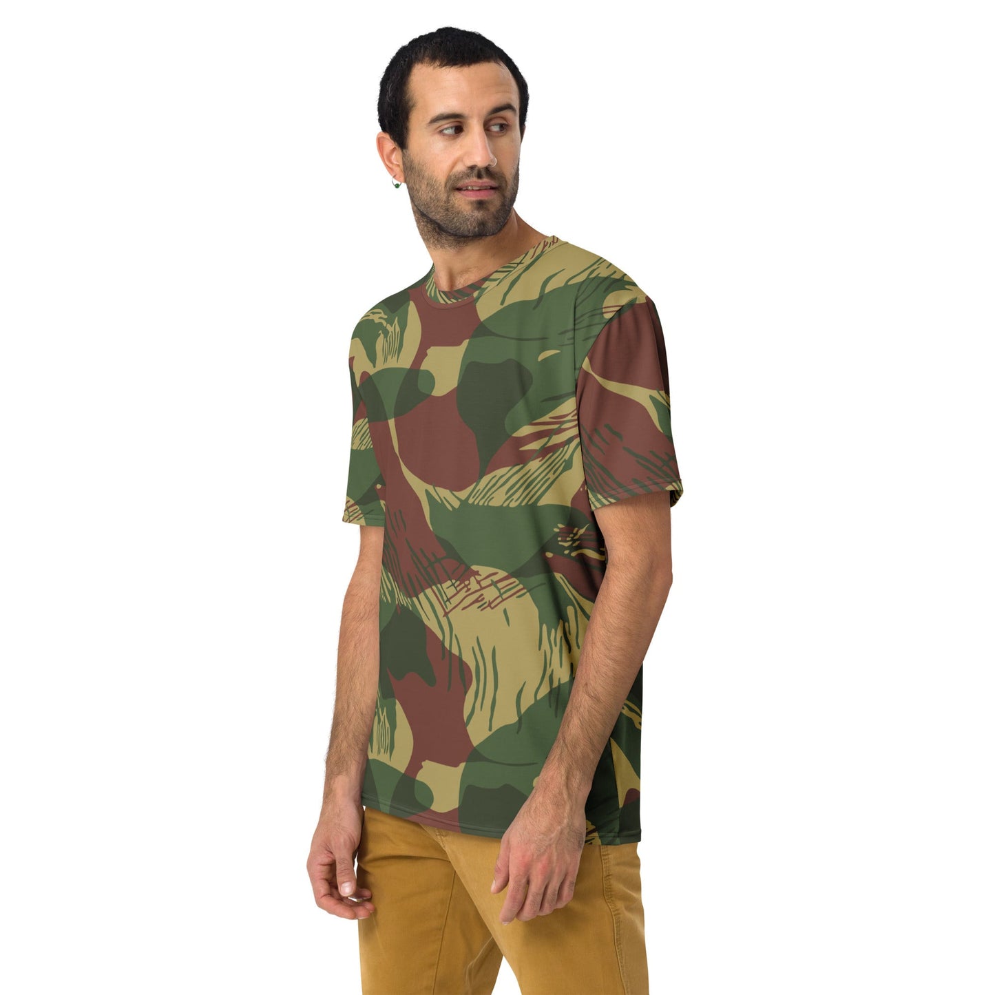 Rhodesian Brushstroke Sunburst CAMO Mens t-shirt - T-Shirts