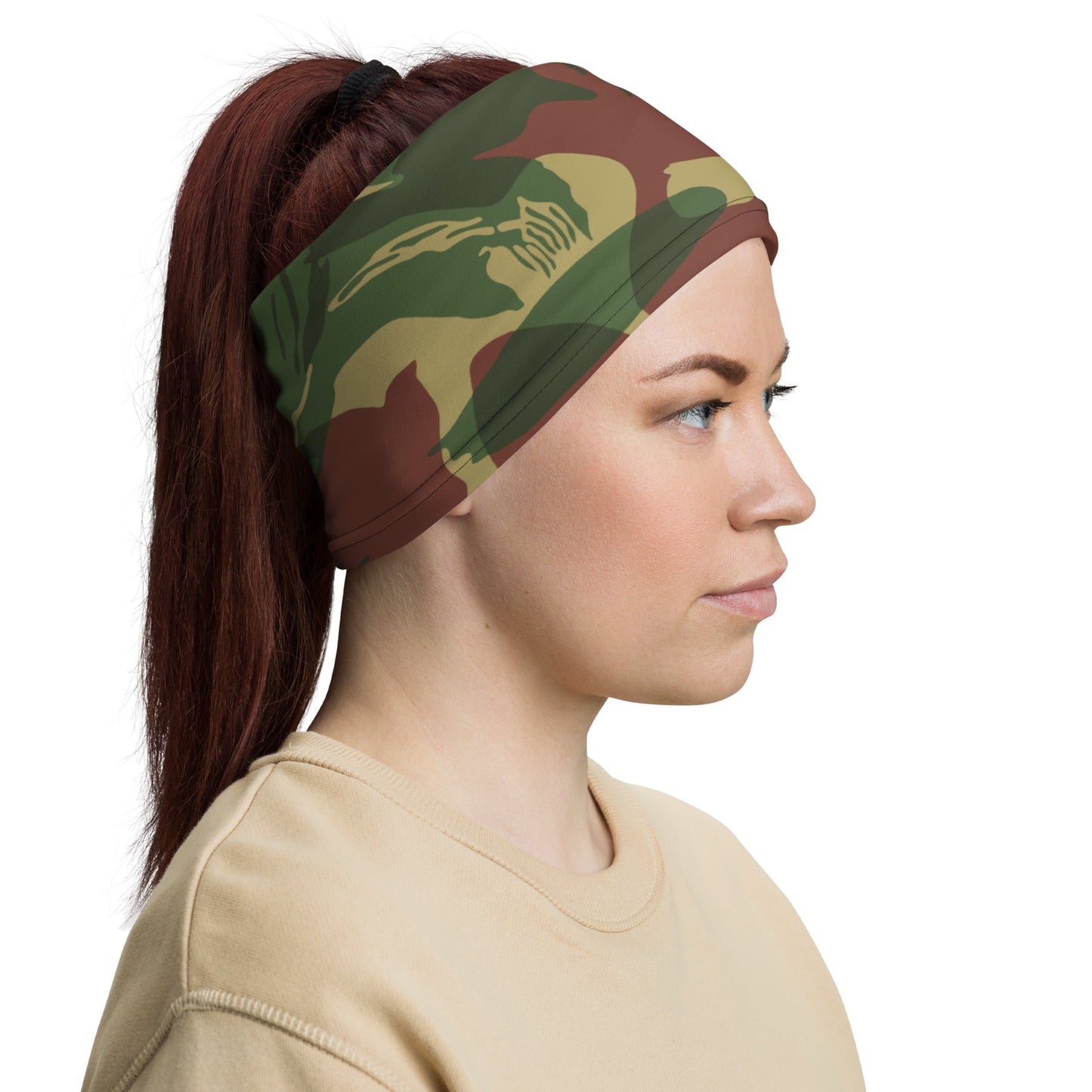 Rhodesian Brushstroke Sunburst CAMO Neck Gaiter - Gaiters