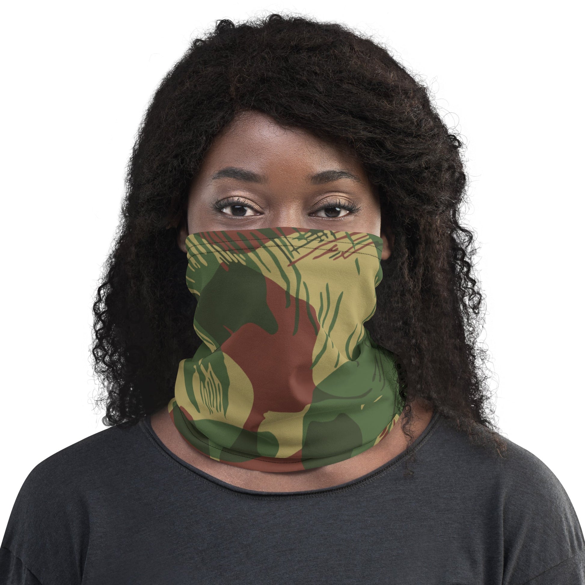 Rhodesian Brushstroke Sunburst CAMO Neck Gaiter - Gaiters