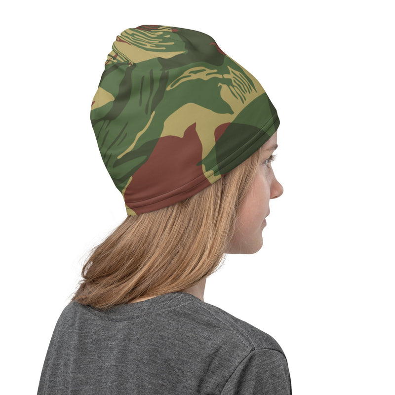 Brushstroke Sunburst Rhodesian CAMO Neck Gaiter - Head