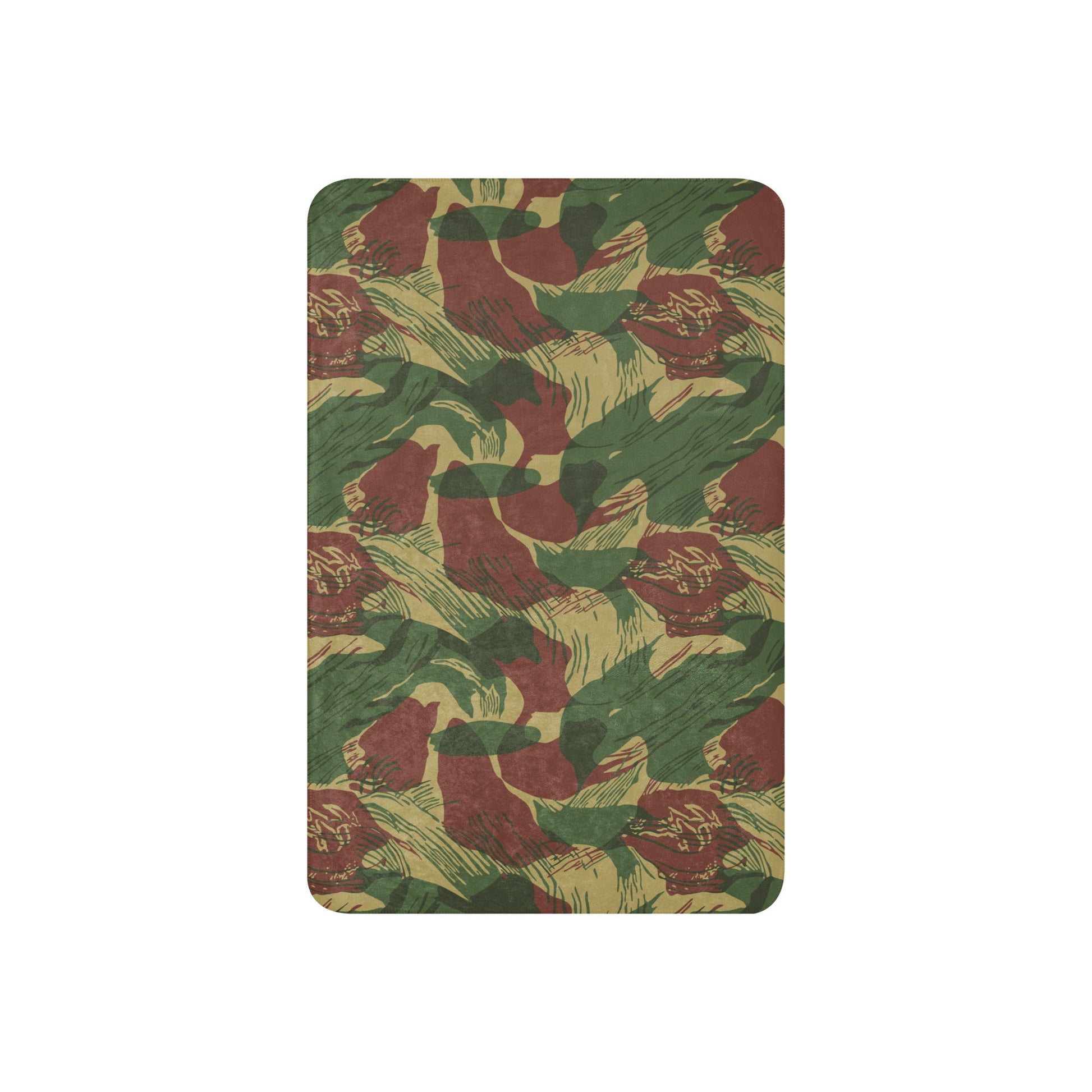 Rhodesian Brushstroke Sunburst CAMO Sherpa blanket - Blankets