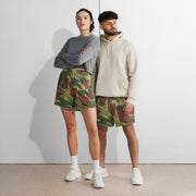 Brushstroke Sunburst Rhodesian CAMO Unisex Athletic Long Shorts