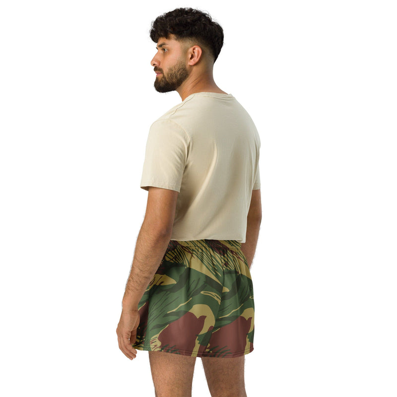 Brushstroke Sunburst Rhodesian CAMO Unisex Athletic Shorts