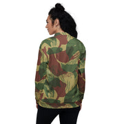 Brushstroke Sunburst Rhodesian CAMO Unisex Bomber Jacket