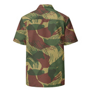 Brushstroke Sunburst Rhodesian CAMO Unisex Short-Sleeve Button Shirt - Button-Up