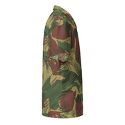 Brushstroke Sunburst Rhodesian CAMO Unisex Short-Sleeve Button Shirt - Button-Up