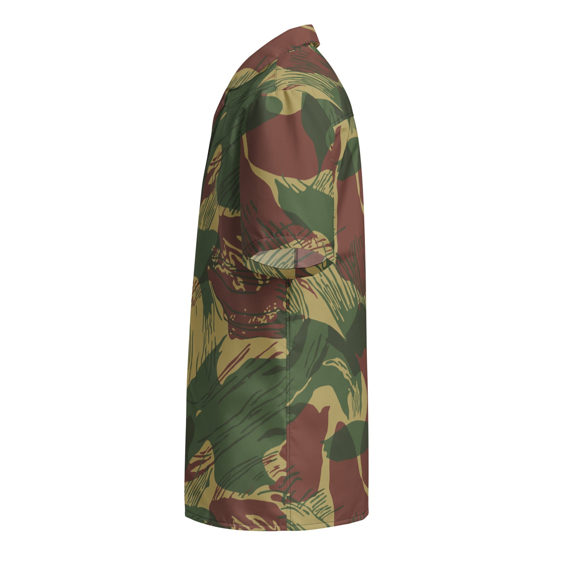 Rhodesian Brushstroke Sunburst CAMO Unisex button shirt - Button Shirts