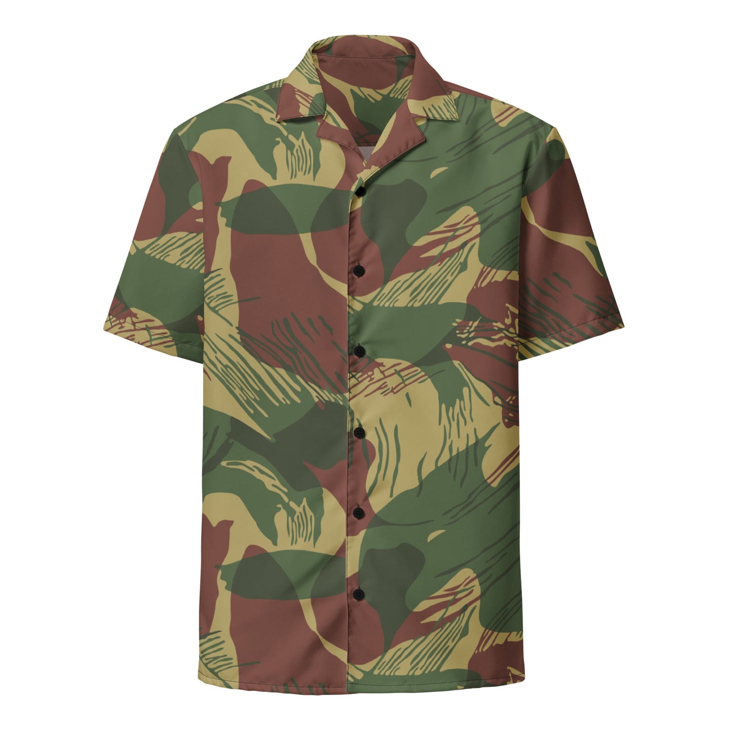 Rhodesian Brushstroke Sunburst CAMO Unisex button shirt - Button Shirts