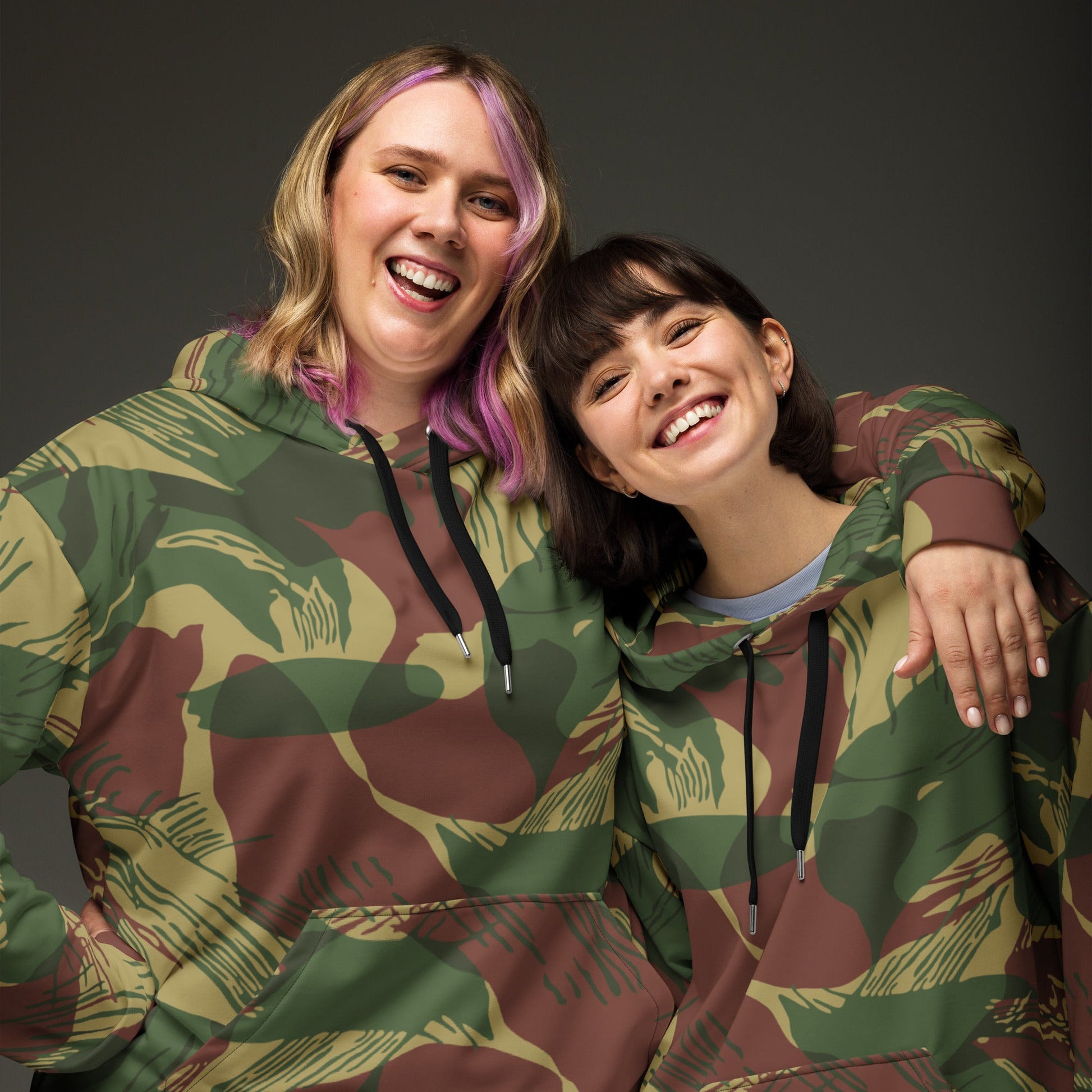 Rhodesian Brushstroke Sunburst CAMO Unisex Hoodie - Hoodies