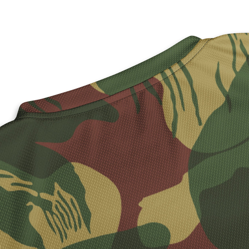 Brushstroke Sunburst Rhodesian CAMO Unisex Sports Jersey