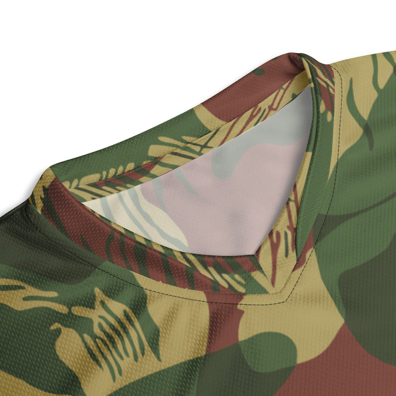 Brushstroke Sunburst Rhodesian CAMO Unisex Sports Jersey