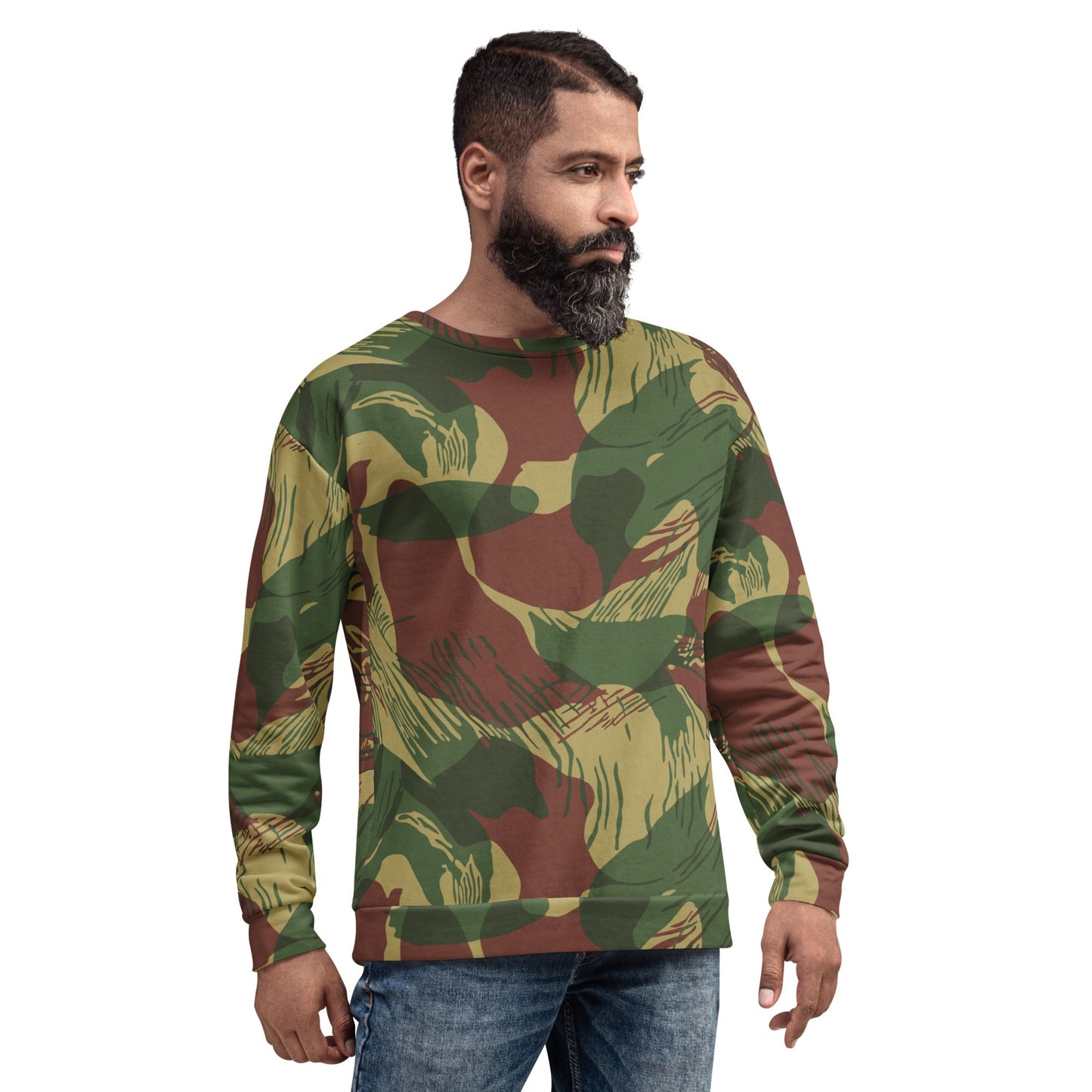 Rhodesian Brushstroke Sunburst CAMO Unisex Sweatshirt - Sweatshirts