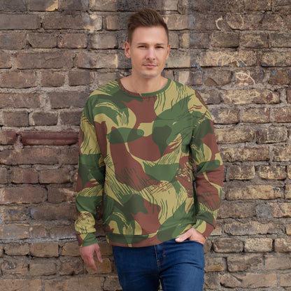 Rhodesian Brushstroke Sunburst CAMO Unisex Sweatshirt - 2XS - Sweatshirts