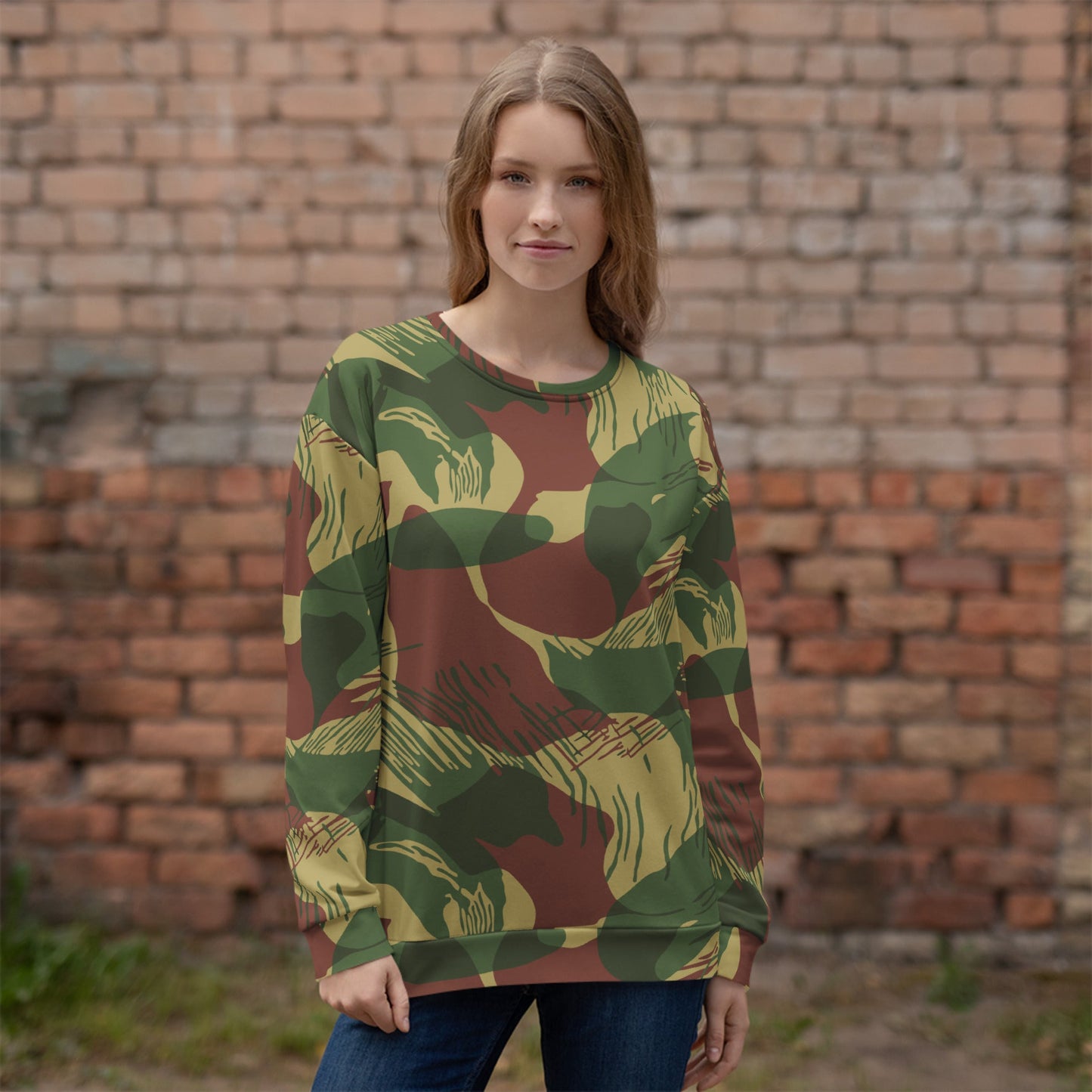 Rhodesian Brushstroke Sunburst CAMO Unisex Sweatshirt - Sweatshirts