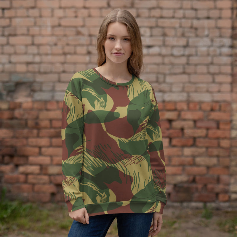 Brushstroke Sunburst Rhodesian CAMO Unisex Sweatshirt