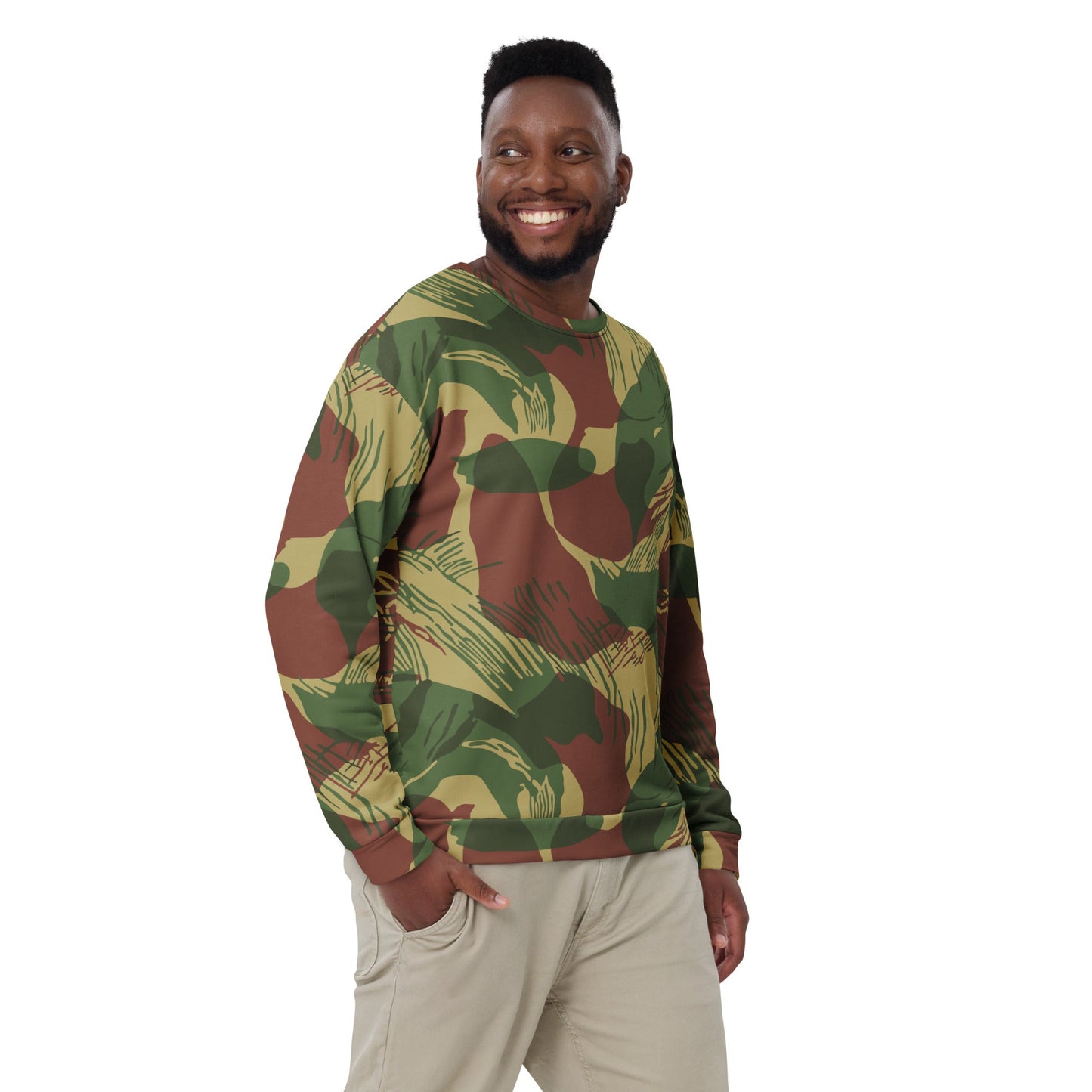 Rhodesian Brushstroke Sunburst CAMO Unisex Sweatshirt - Sweatshirts
