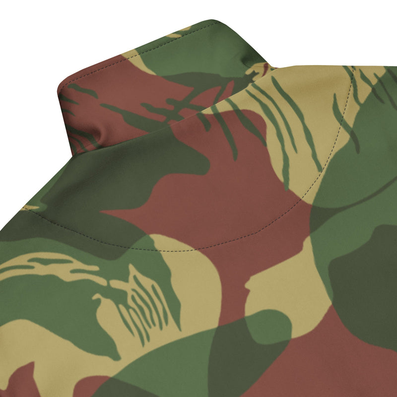 Brushstroke Sunburst Rhodesian CAMO Unisex Track Jacket