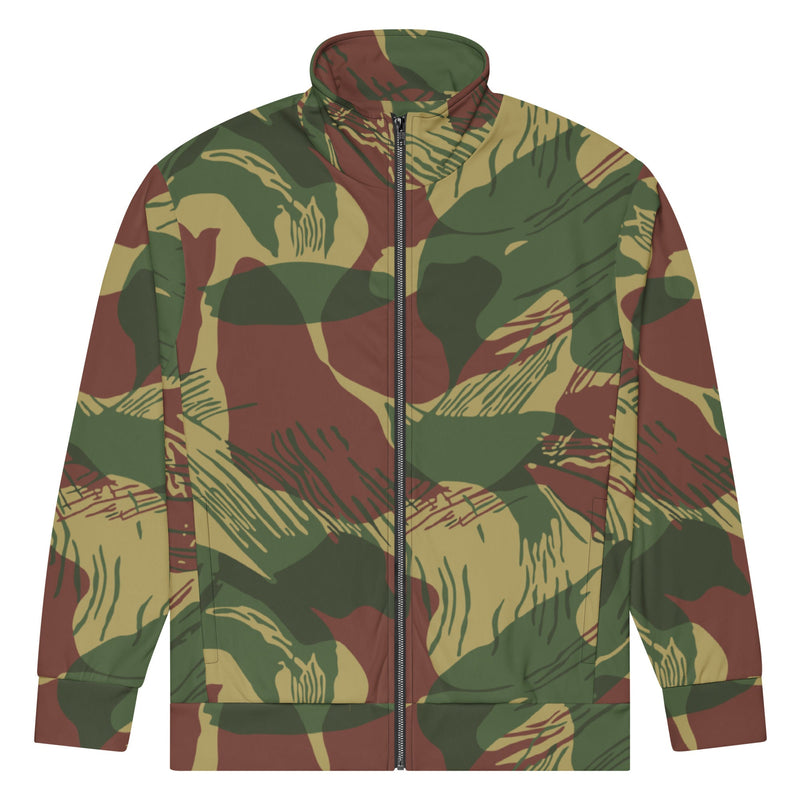 Brushstroke Sunburst Rhodesian CAMO Unisex Track Jacket