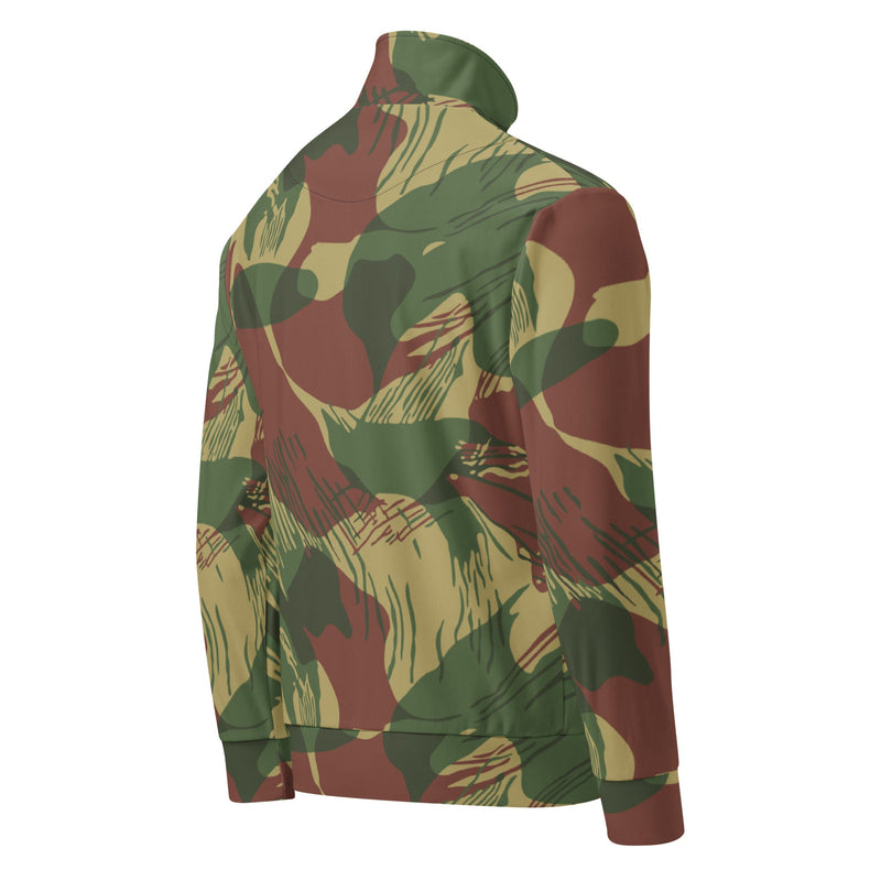 Brushstroke Sunburst Rhodesian CAMO Unisex Track Jacket