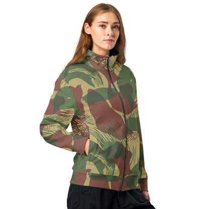 Rhodesian Brushstroke Sunburst CAMO Unisex track jacket - Track Jackets