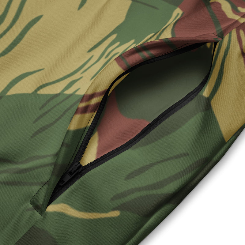 Brushstroke Sunburst Rhodesian CAMO Unisex Track Jacket