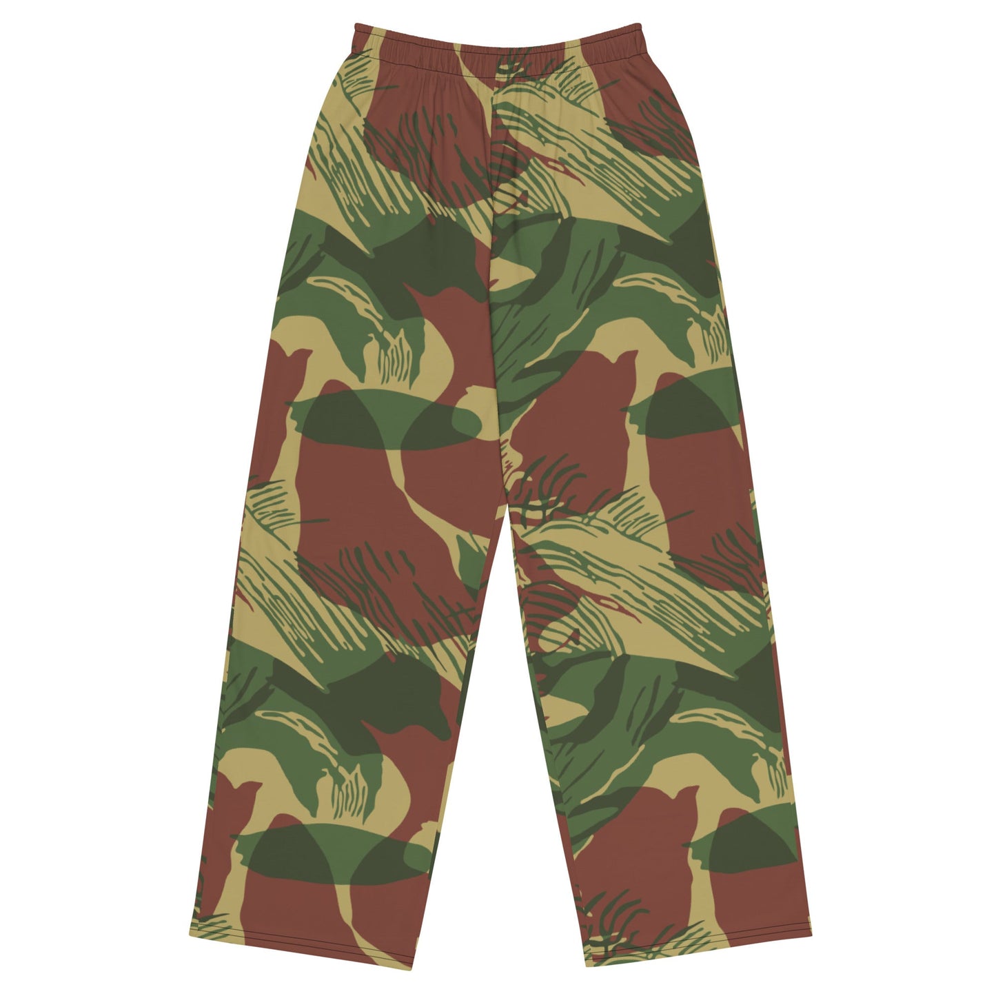 Rhodesian Brushstroke Sunburst CAMO unisex wide-leg pants - 2XS - Wide-leg Pants