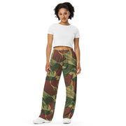 Brushstroke Sunburst Rhodesian CAMO Unisex Wide-Leg Leisure Pants