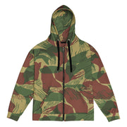 Brushstroke Sunburst Rhodesian CAMO Unisex Zip Hoodie - 2XS