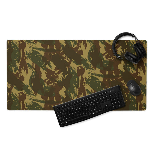 Rhodesian Brushstroke Transkei CAMO Gaming mouse pad - 36″×18″ - Mouse Pad