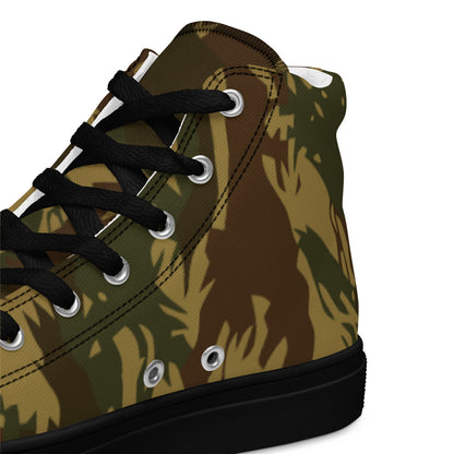 Rhodesian Brushstroke Transkei CAMO Mens high top canvas shoes High Top Canvas Shoes