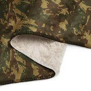 Brushstroke Transkei CAMO Sherpa Blanket